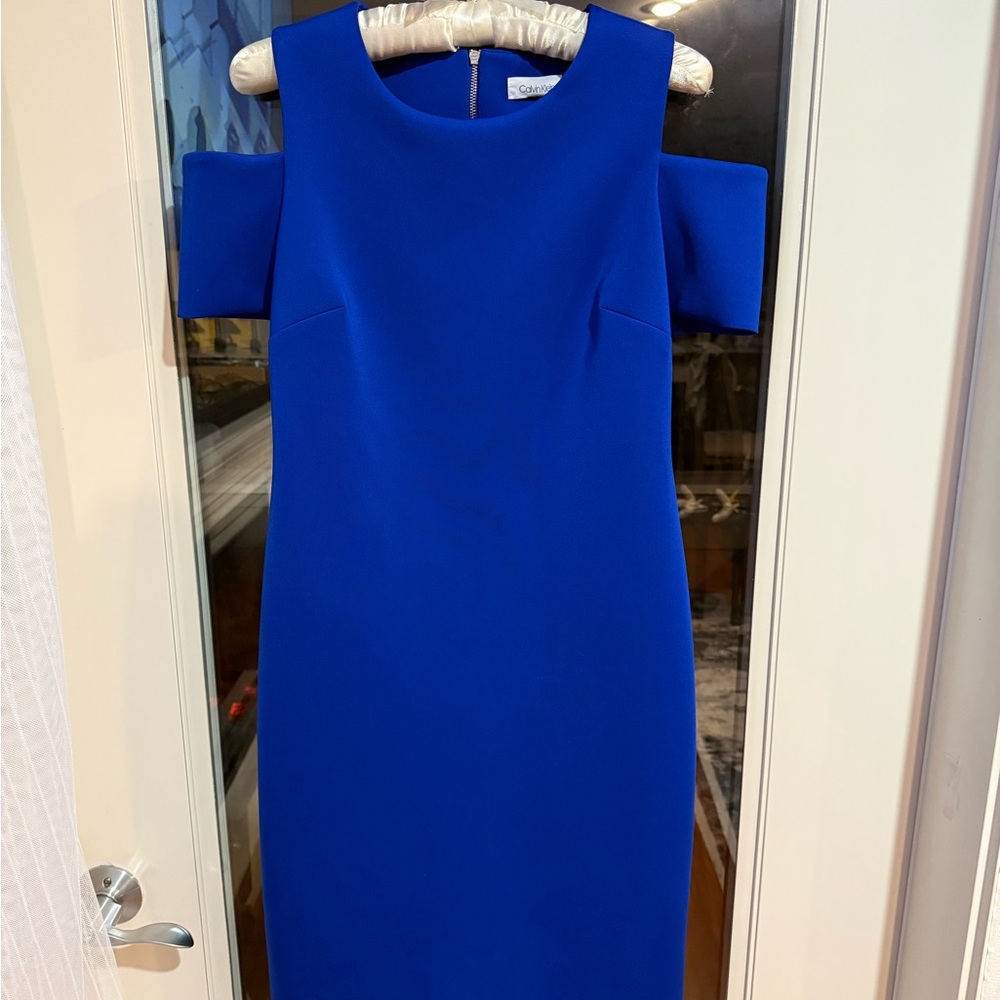 Calvin Klein Royal Blue Midi Dress